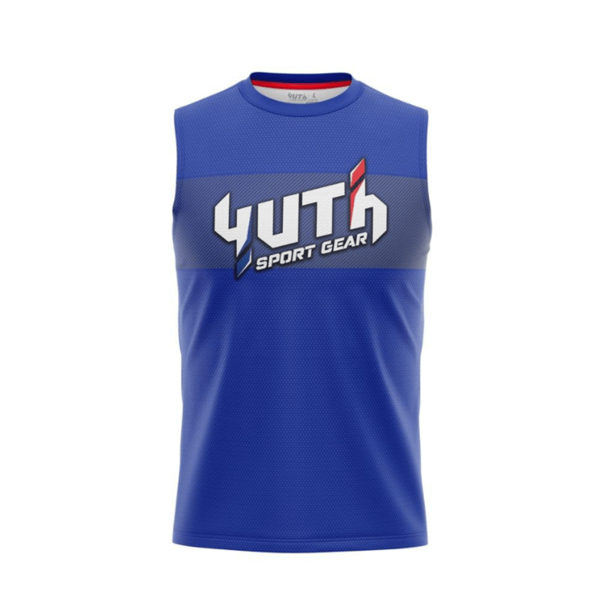 Yuth Men's Chest Sleeveless Shirt - Fight.ShopJerseyYuthBlueXS