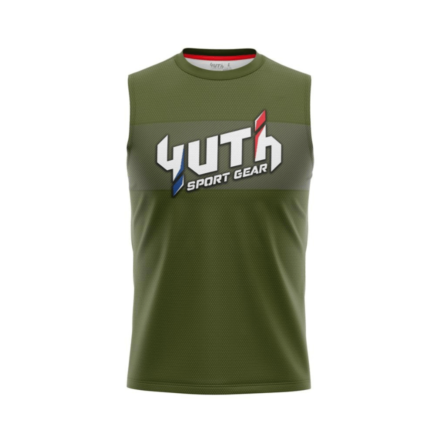 Yuth Men's Chest Sleeveless Shirt - Fight.ShopJerseyYuthGreenXS