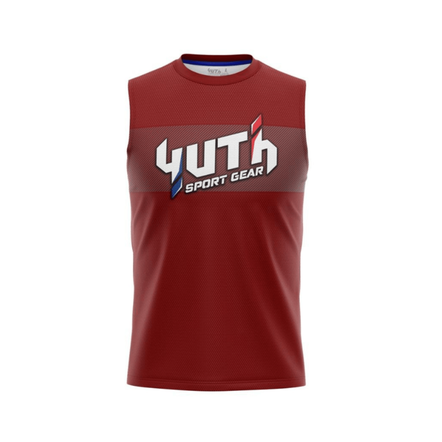 Yuth Men's Chest Sleeveless Shirt - Fight.ShopJerseyYuthRedXS