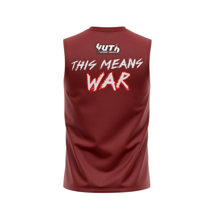 Yuth Men's Chest Sleeveless Shirt - Fight.ShopJerseyYuthRedXS