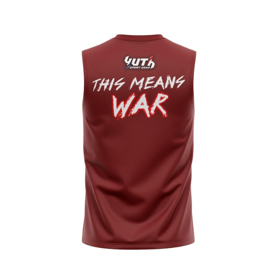 Yuth Men's Chest Sleeveless Shirt - Fight.ShopJerseyYuthRedXS