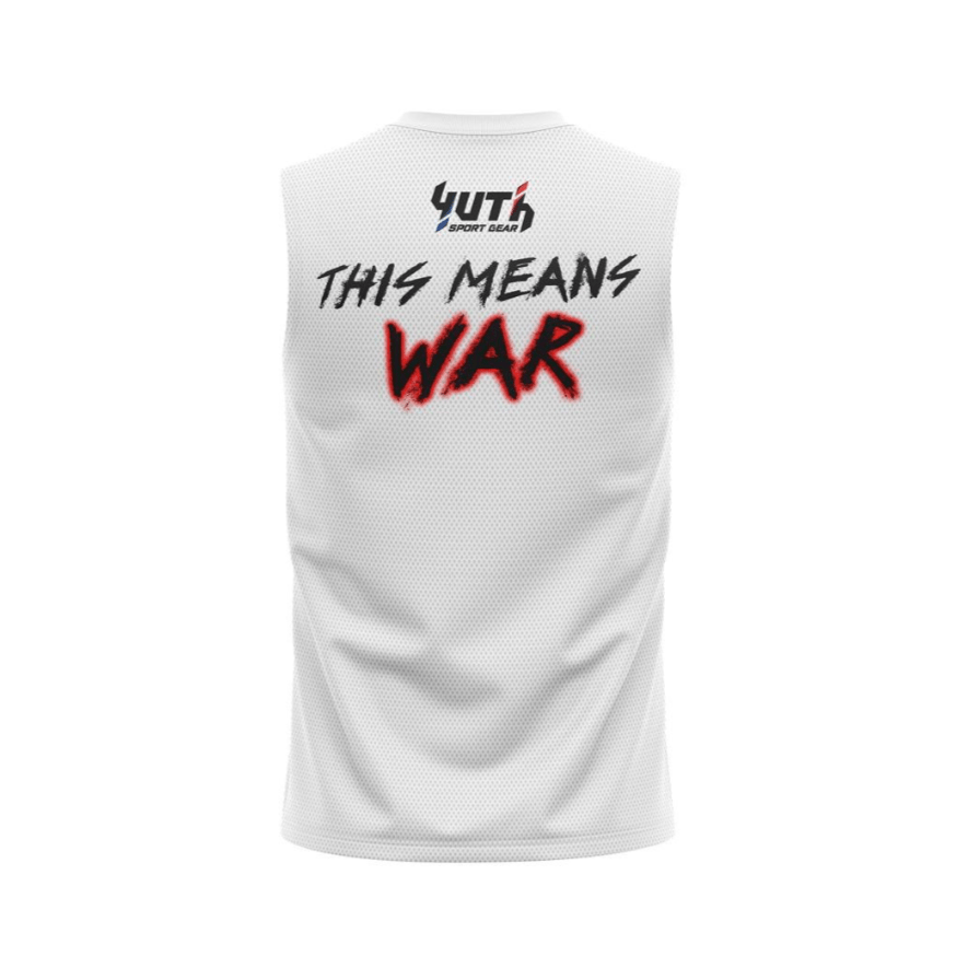 Yuth Men's Chest Sleeveless Shirt - Fight.ShopJerseyYuthWhiteXS