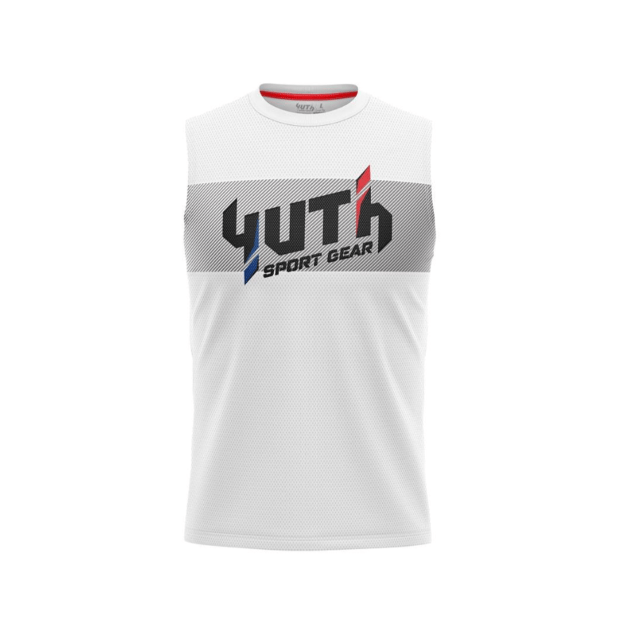Yuth Men's Chest Sleeveless Shirt - Fight.ShopJerseyYuthWhiteXS