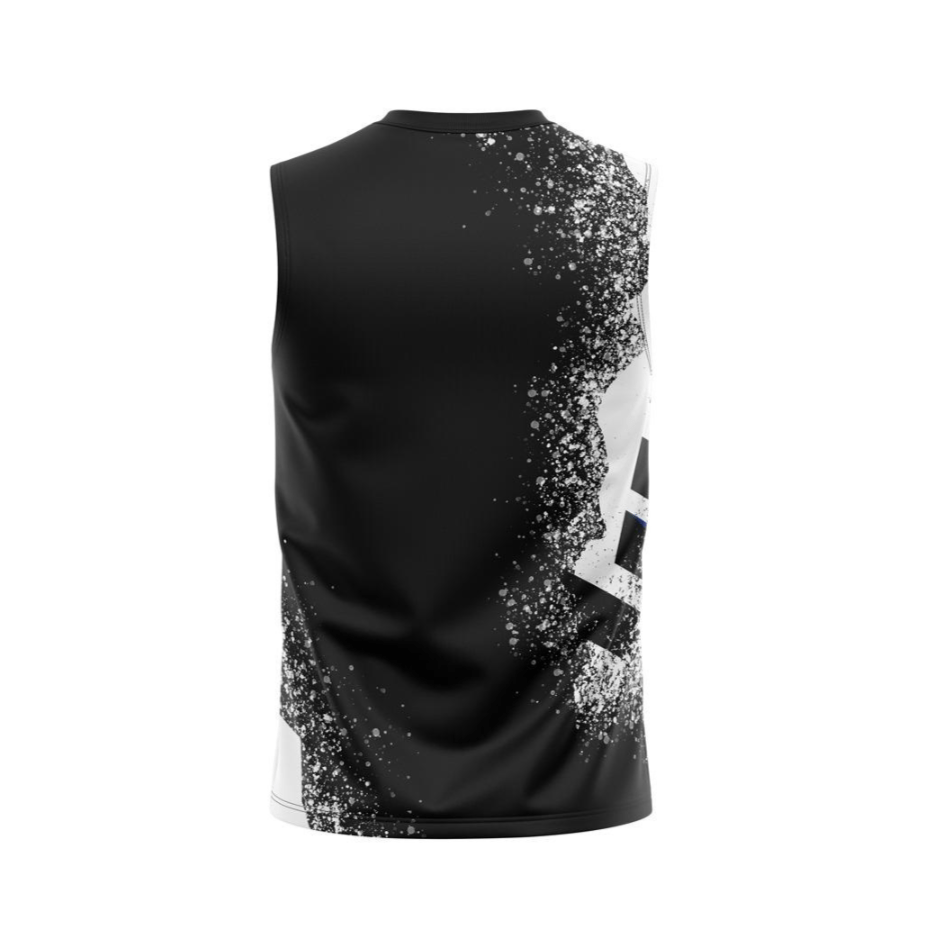 Yuth Men's Crossbody Sleeveless Shirt - Fight.ShopJerseyYuthBlackXS