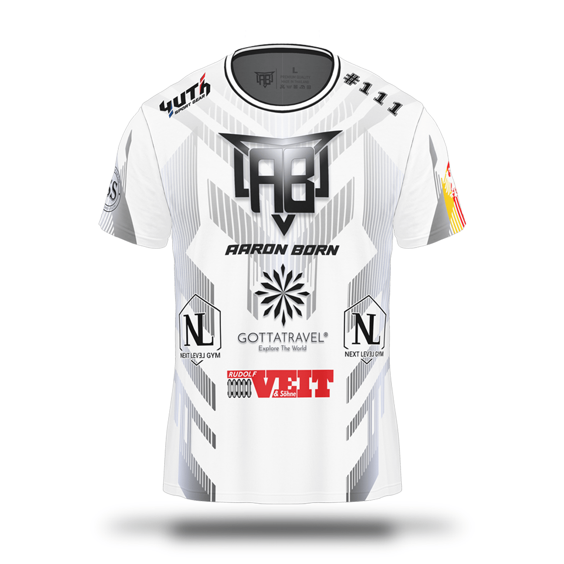 Yuth X Aaron Born Training T-Shirt - Fight.ShopT-ShirtAaron BornWhiteXS