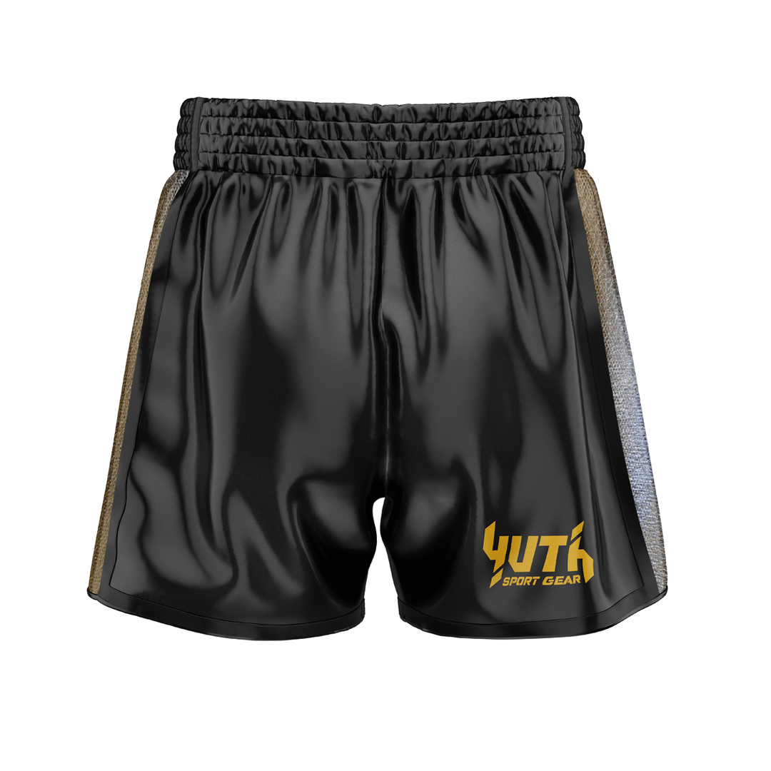 Yuth X Hemmers Gym Muay Thai Short - Fight.ShopMuay Thai ShortYuth x Hemmers GymBlackXS