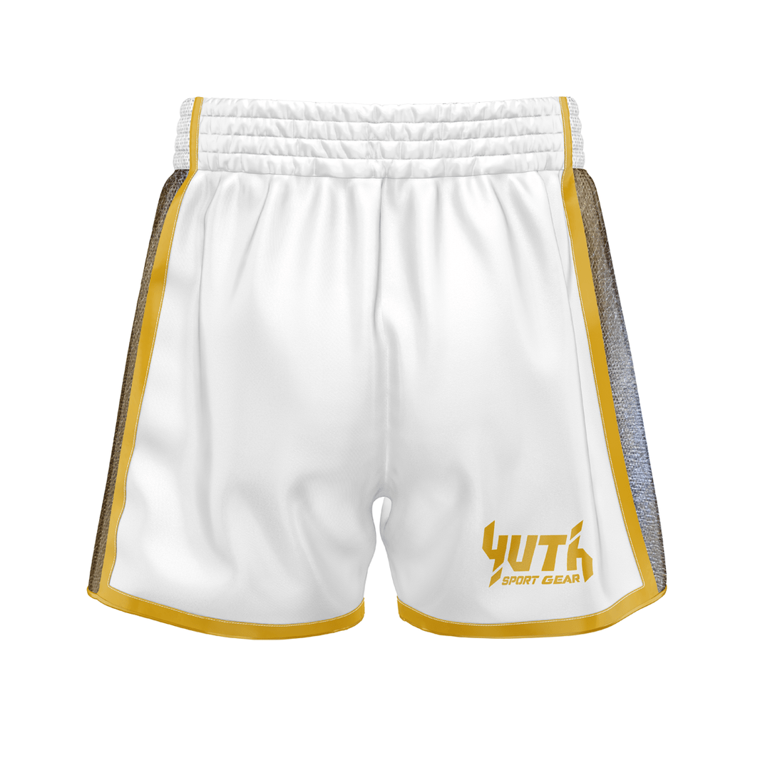 Yuth X Hemmers Gym Muay Thai Short - Fight.ShopMuay Thai ShortYuth x Hemmers GymWhiteXS