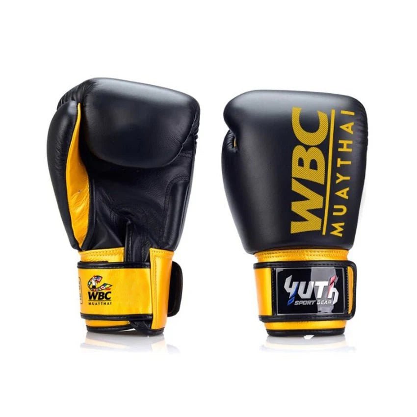 Yuth X WBC Black/Gold Boxing Gloves - Fight.ShopBoxing GlovesYuth/WBC8oz