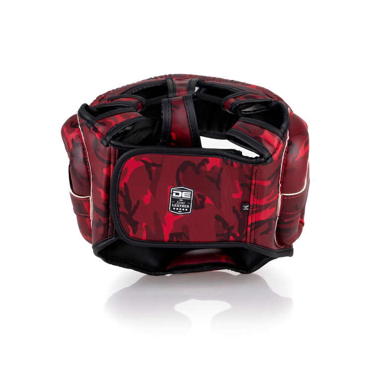  Red Danger Equipment Army Edition Head Guard Back