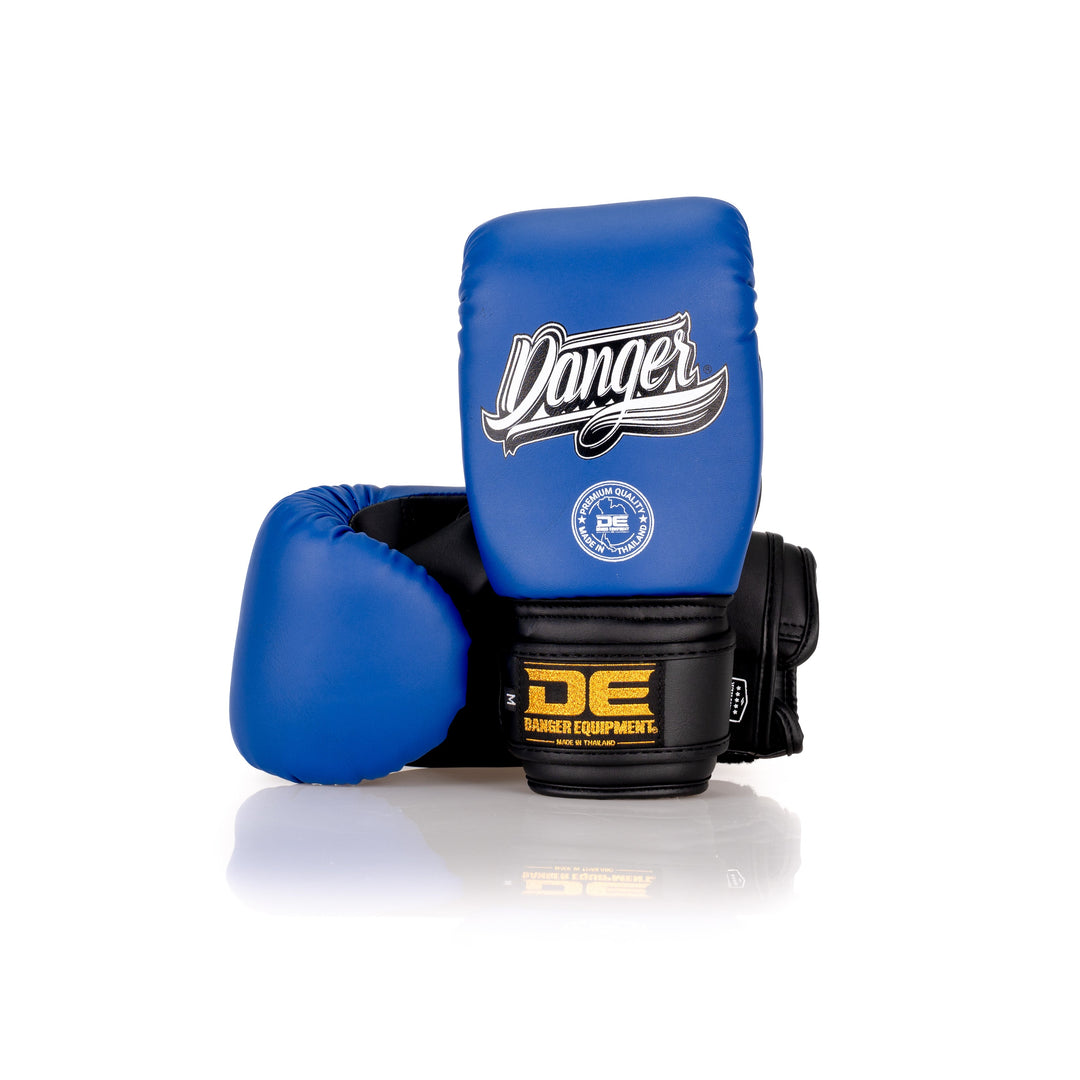  Black/Blue Danger Equipment Bag Gloves Back/Front