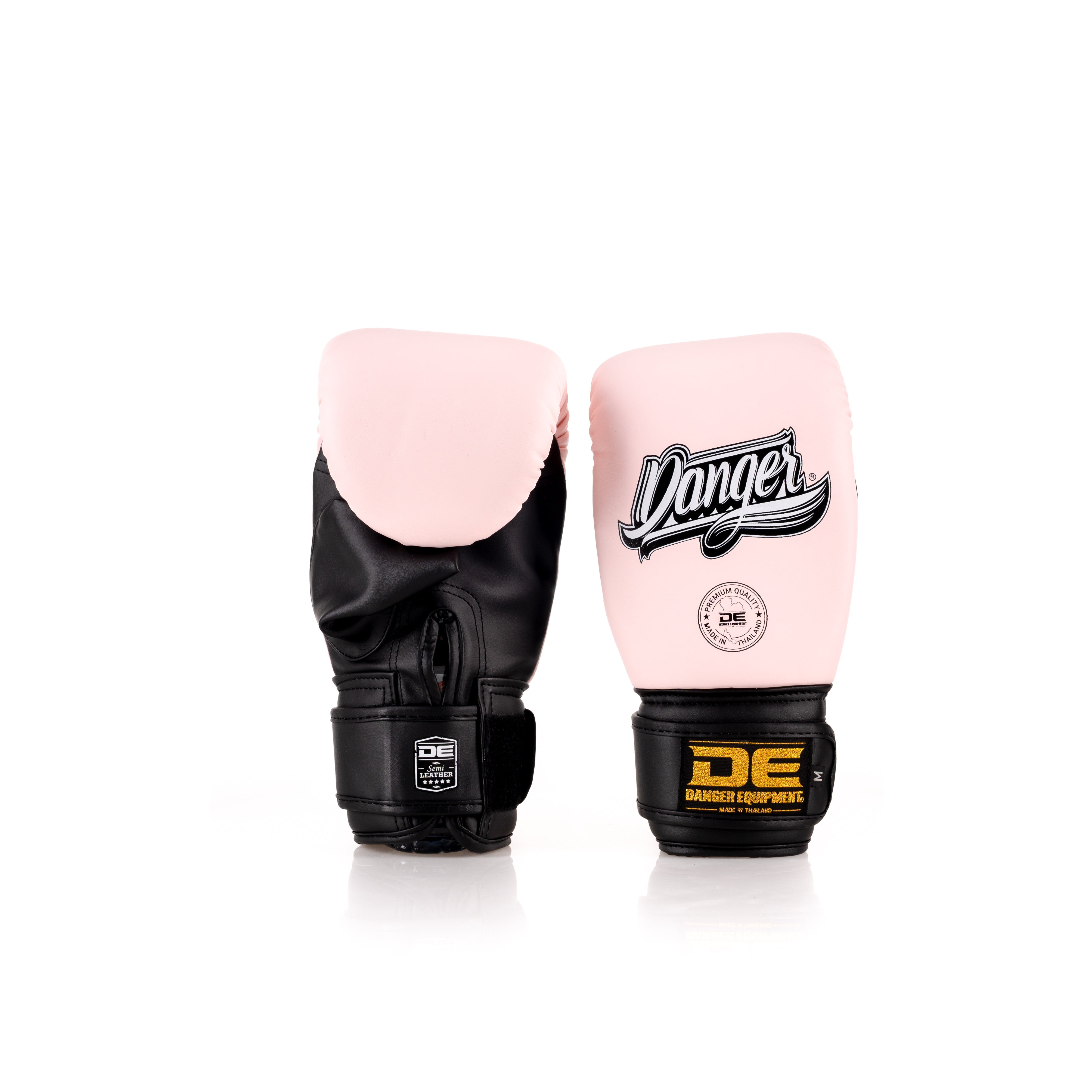Black/Pink Danger Equipment Bag Gloves  Back/Front