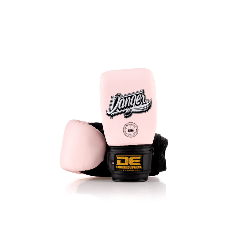 Black/Pink Danger Equipment Bag Gloves Back/Front