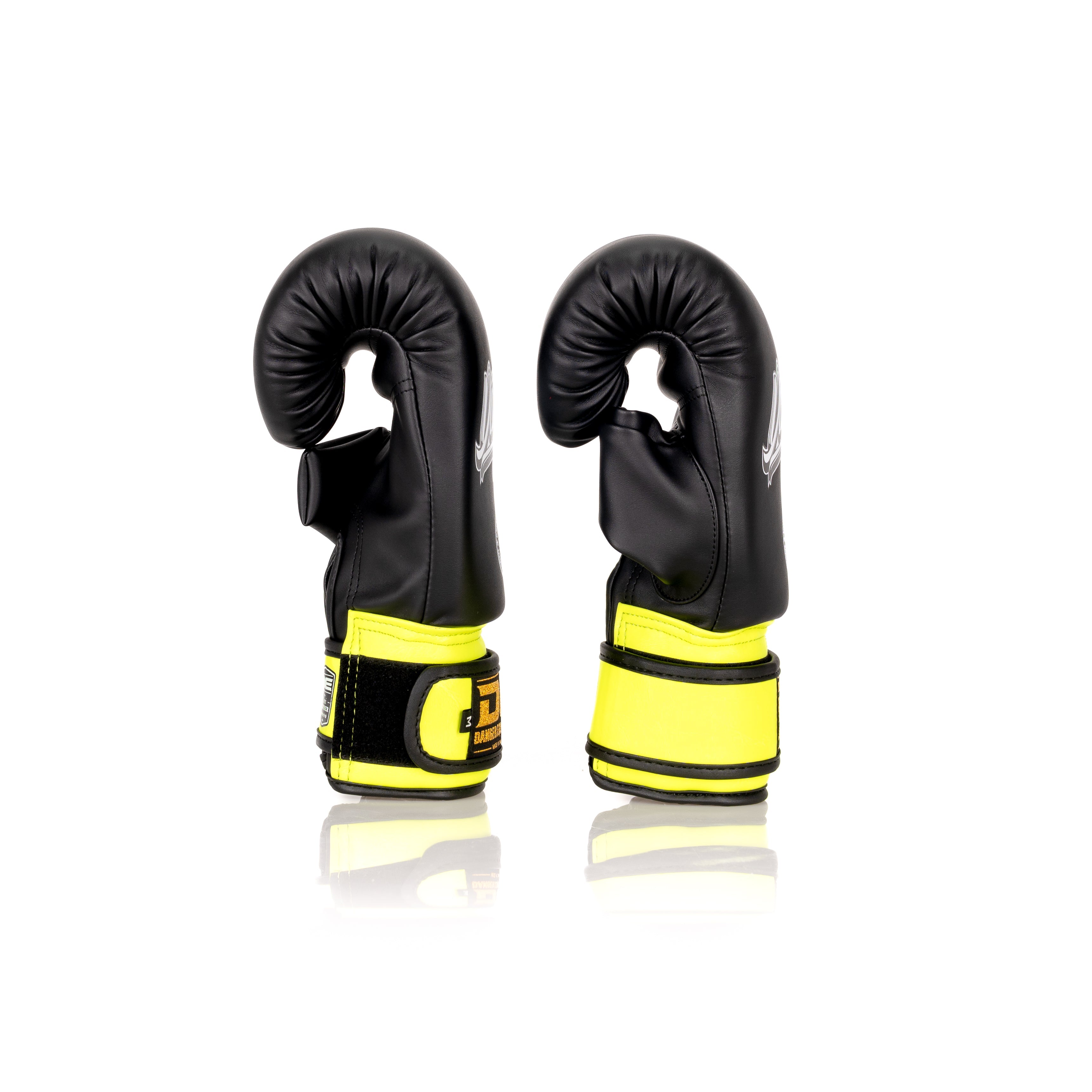 Black/Yellow Danger Equipment Bag Gloves Side