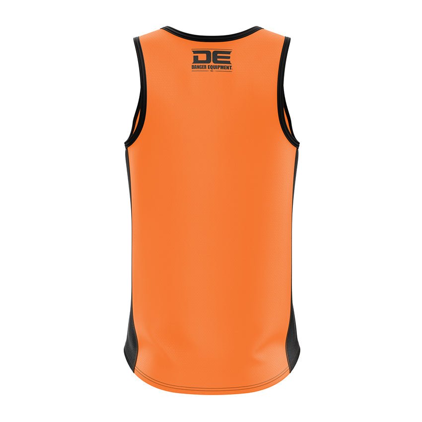 Black orange basketball sales jersey