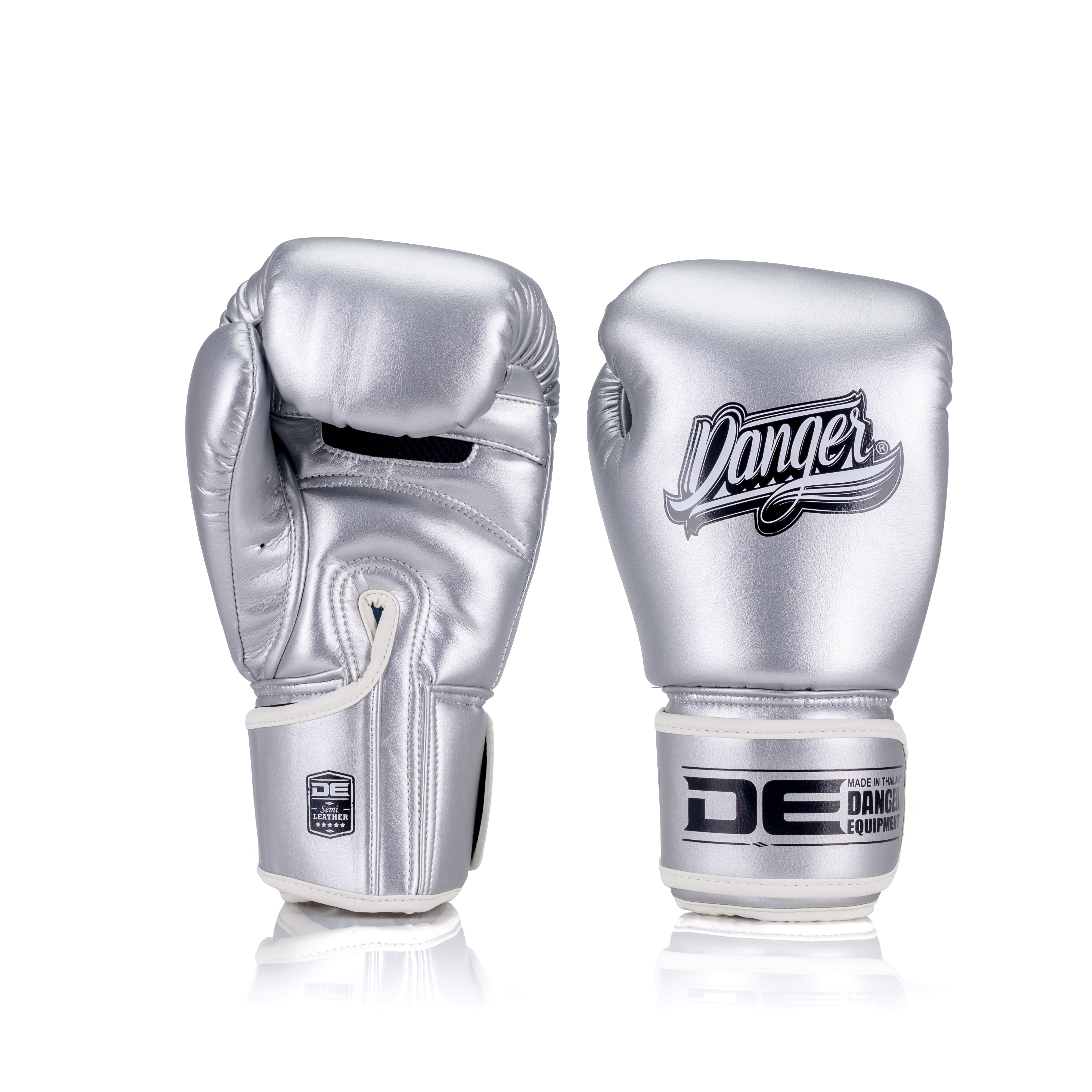 Danger Equipment Classic Thai Metallic Boxing Gloves photo image