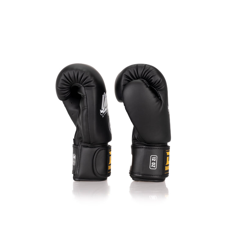 Black Danger Equipment Classic Thai Boxing Gloves  Side