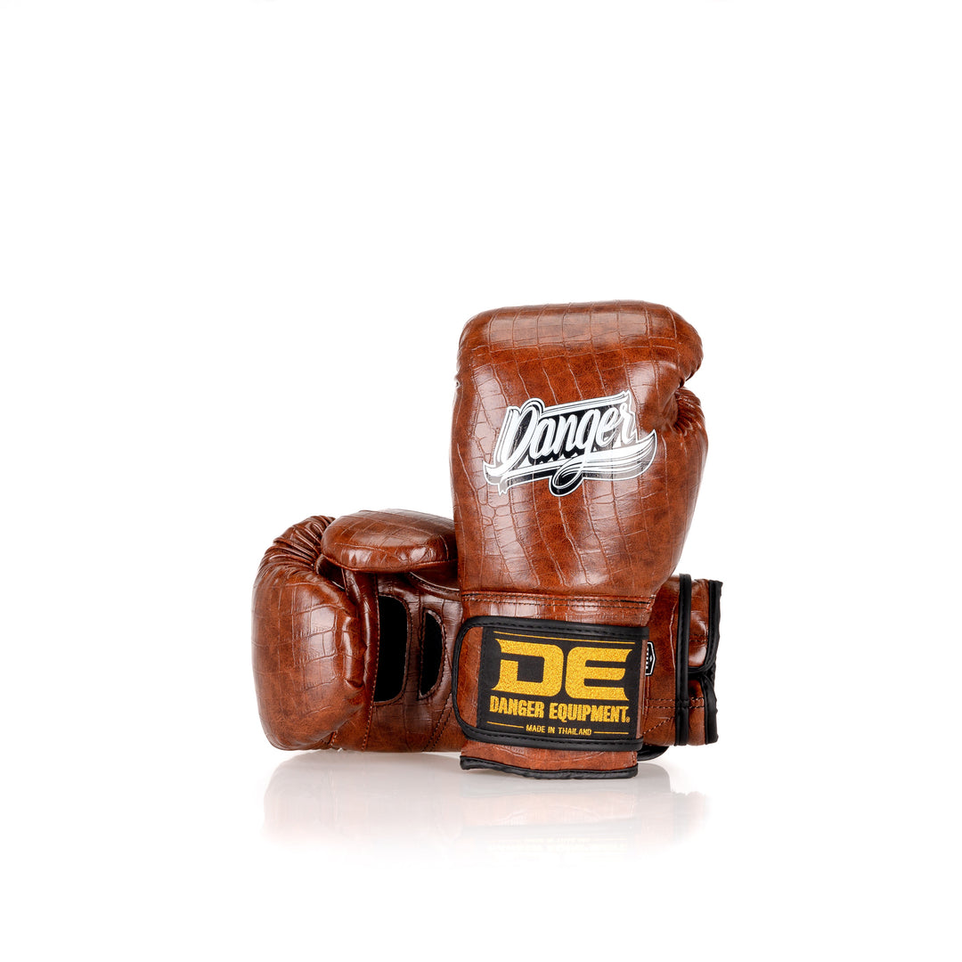 Brown Danger Equipment Compact Boxing Gloves Army Lying