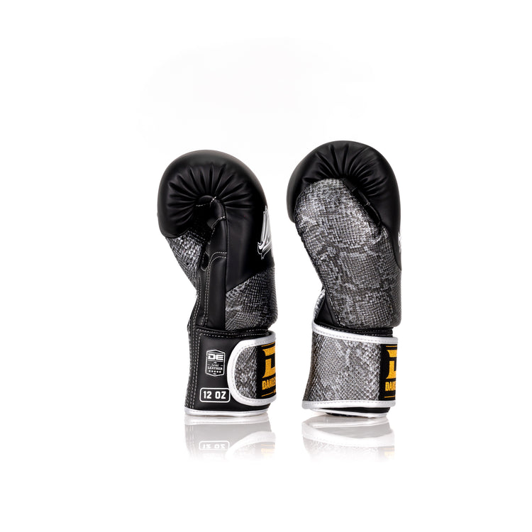 Black Danger Equipment Evolution Deluxe Boxing Gloves Side