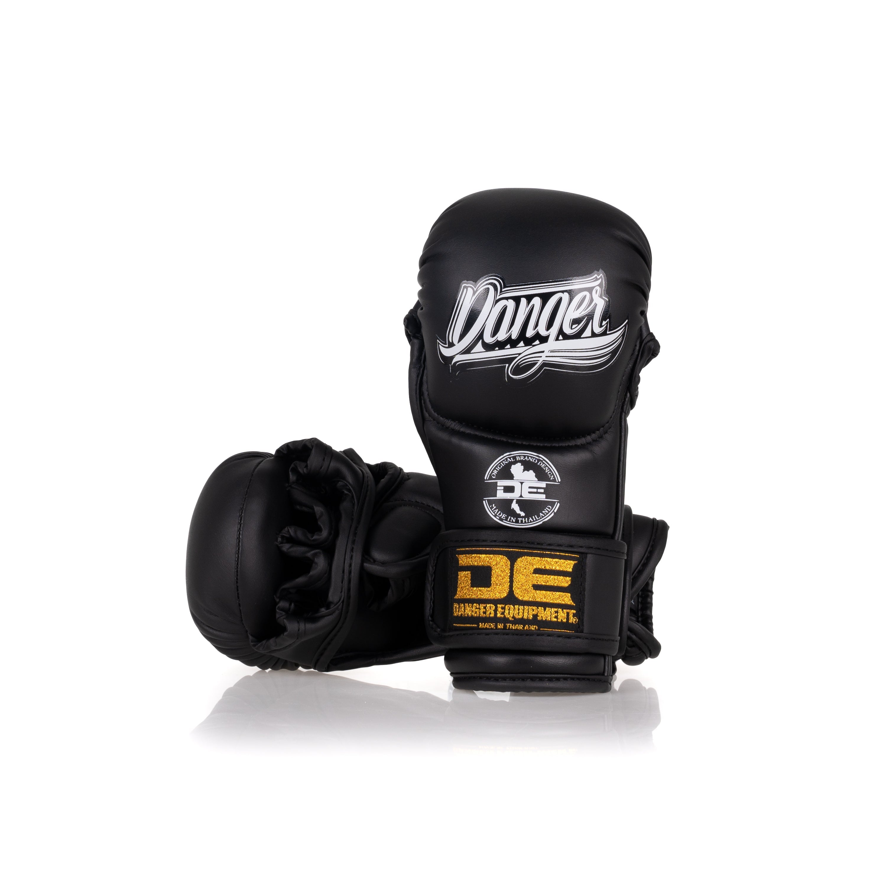 Black Danger Equipment MMA Sparring Glove  Semi-Leather Back/Front