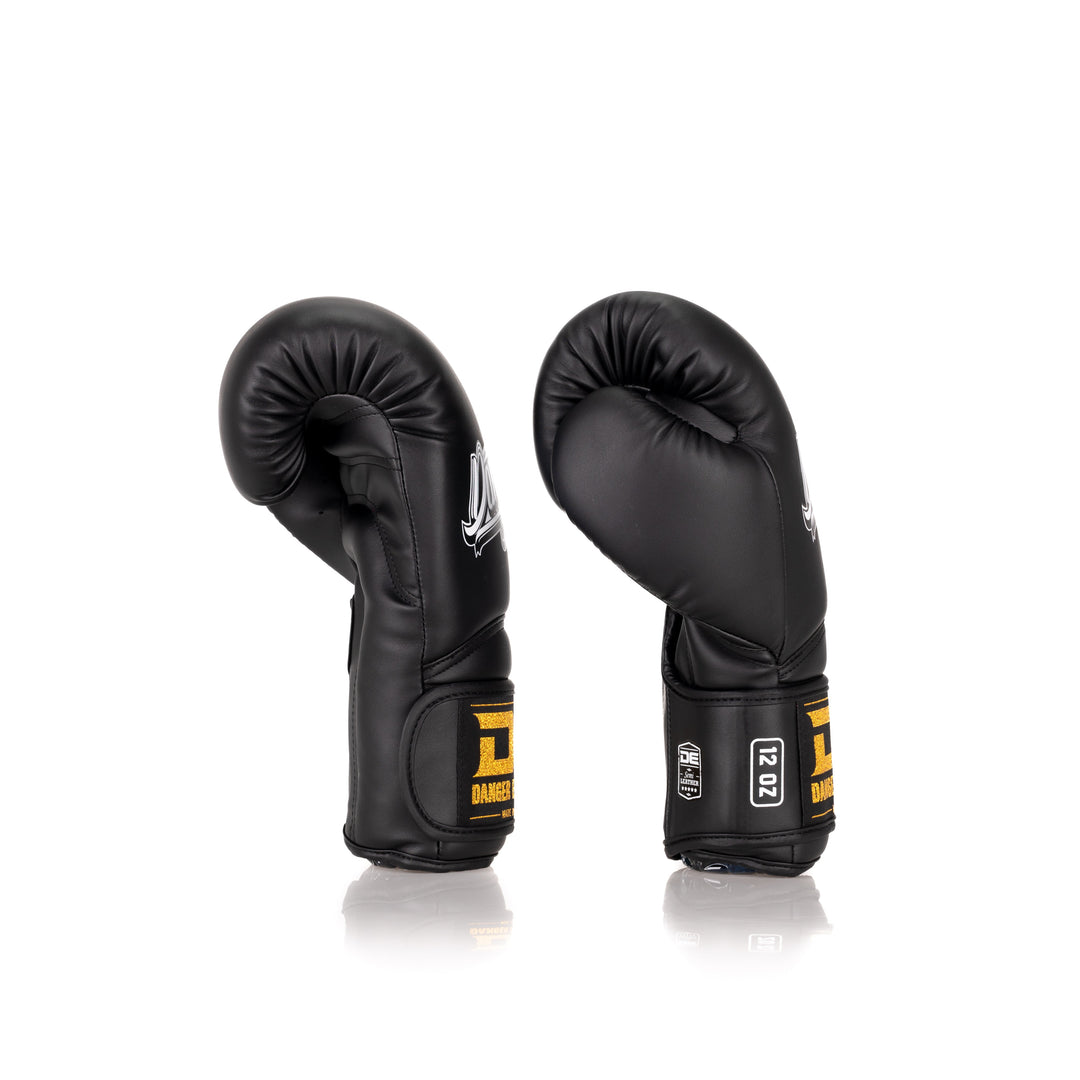 Black Danger Equipment The 'Rocket' Boxing Gloves Semi-Leather Back/Front