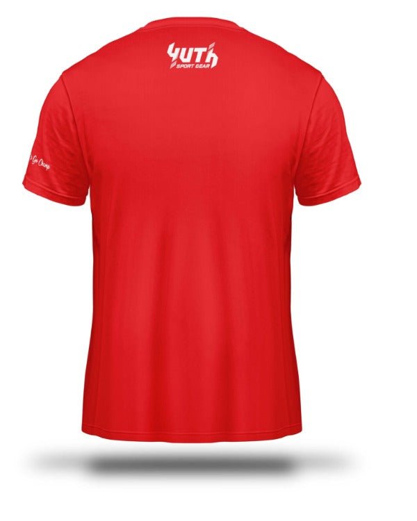 Red LGC x Yuth Trophy Hunters T-shirt Back