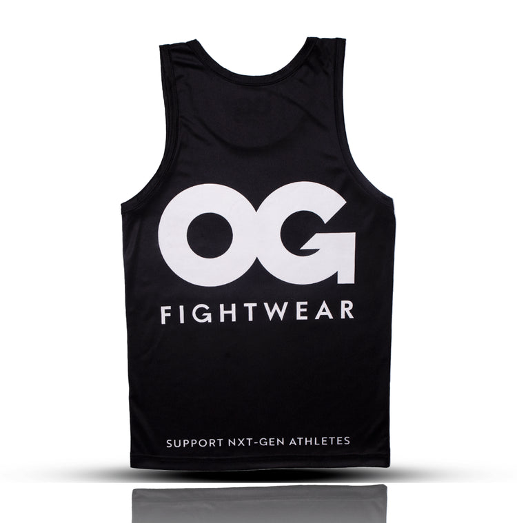 Black OG Performance Singlet Fightwear Back