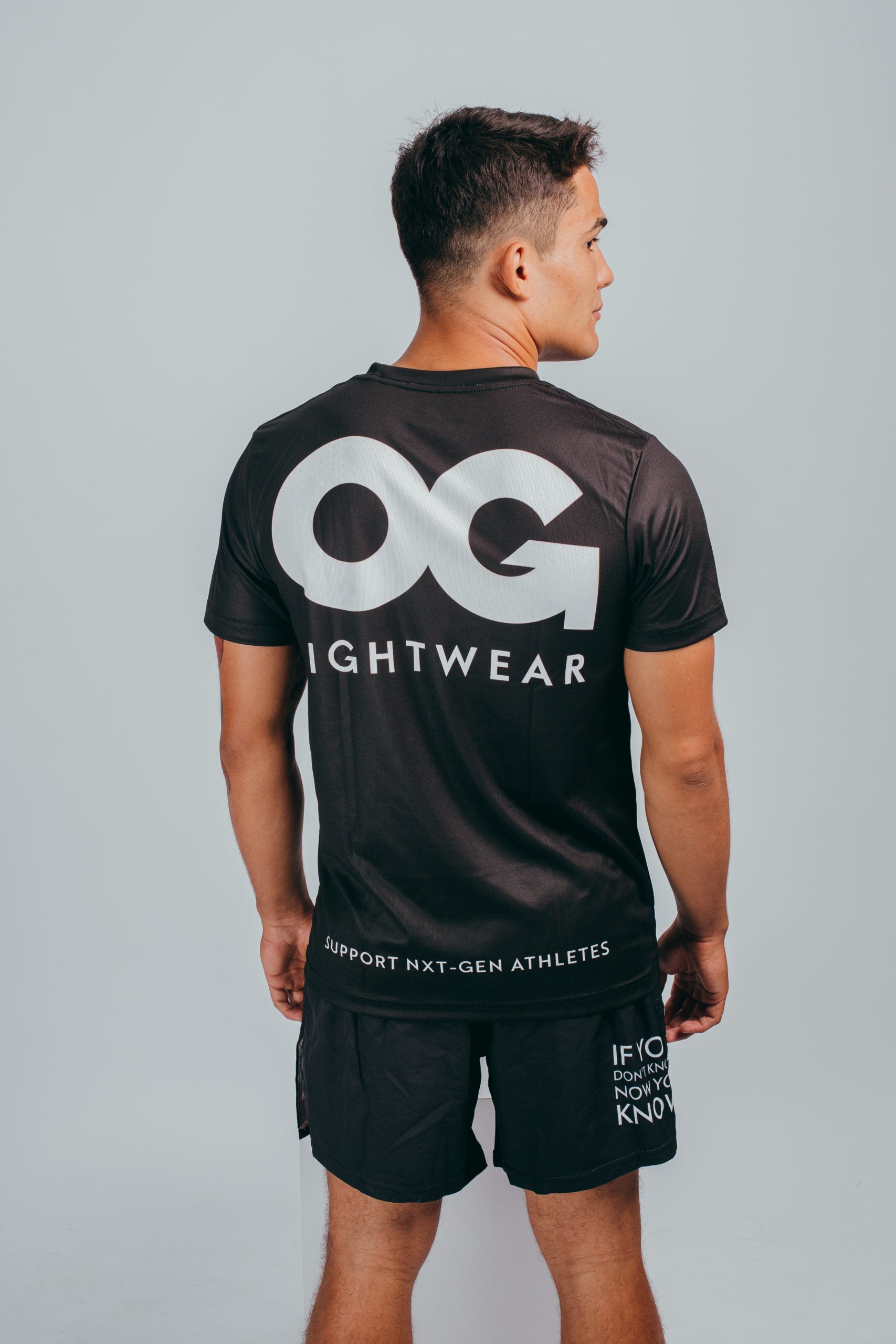 Black OG Performance T-Shirt  Fightwear Back