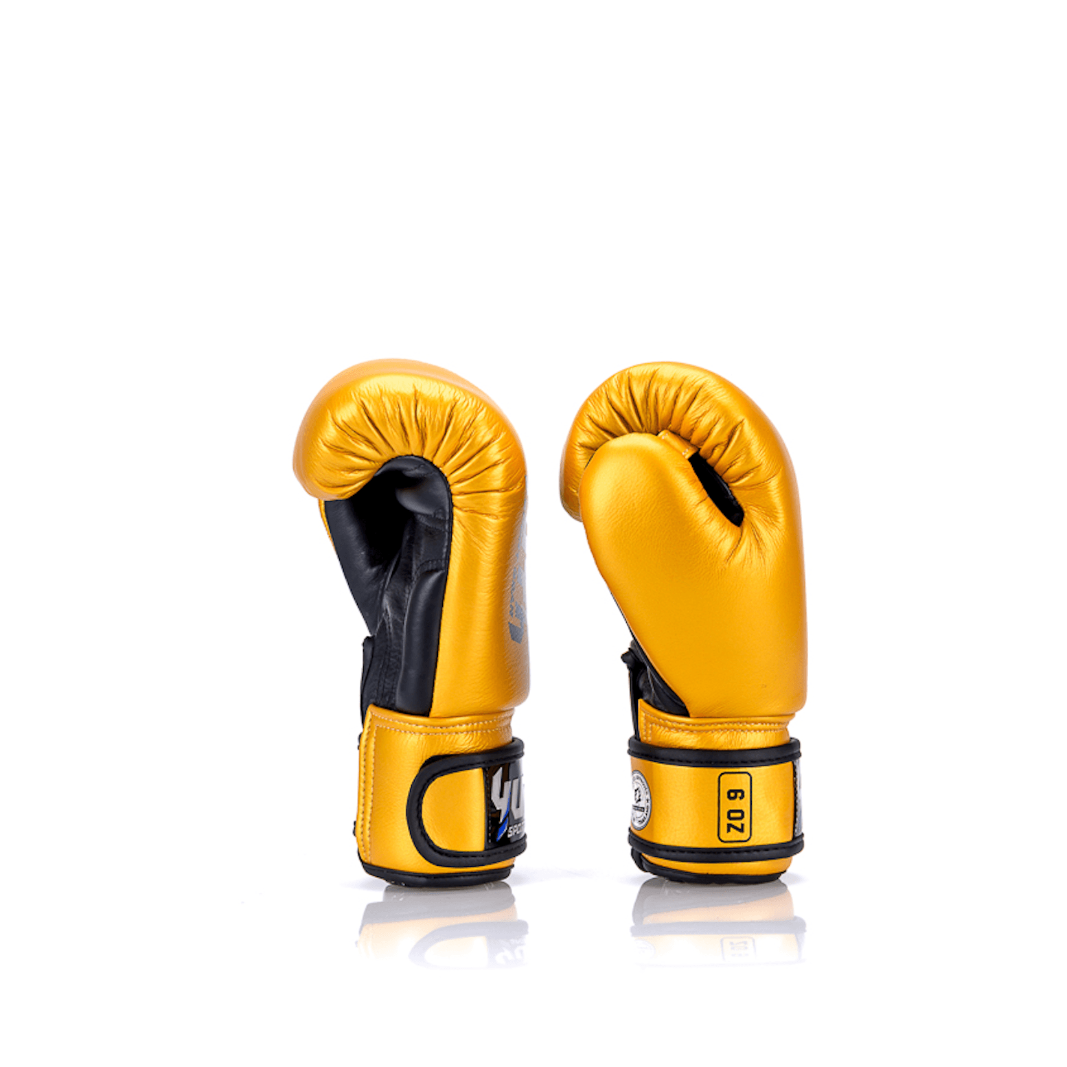 Gold Yuth Boxing Gloves Kids Side