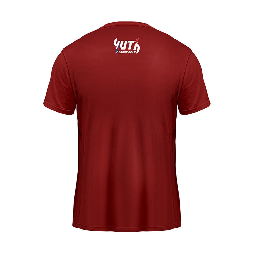 Maroon Yuth Classic Men's T-Shirt Back