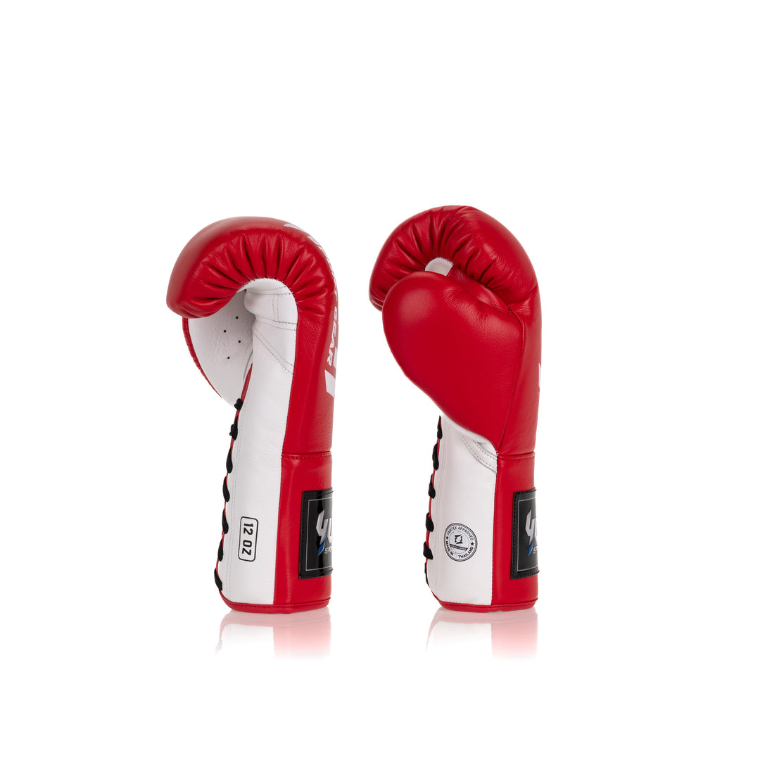 Red Yuth Competition Boxing Gloves 8oz Side