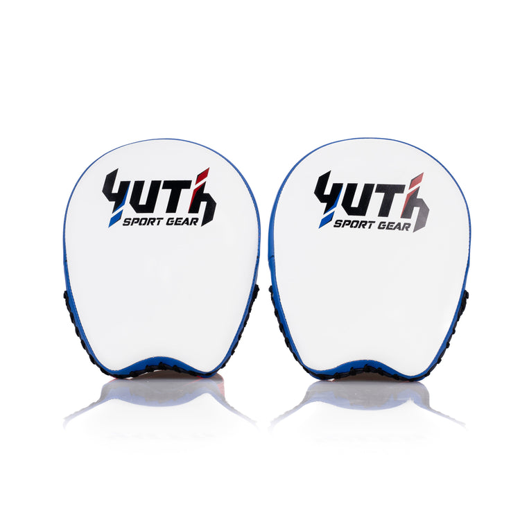 White/Blue/Red Yuth-Impact Mitts Front