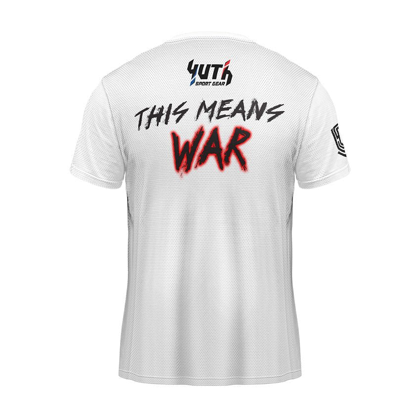 White Yuth Men's Chest Thai T-shirt Back