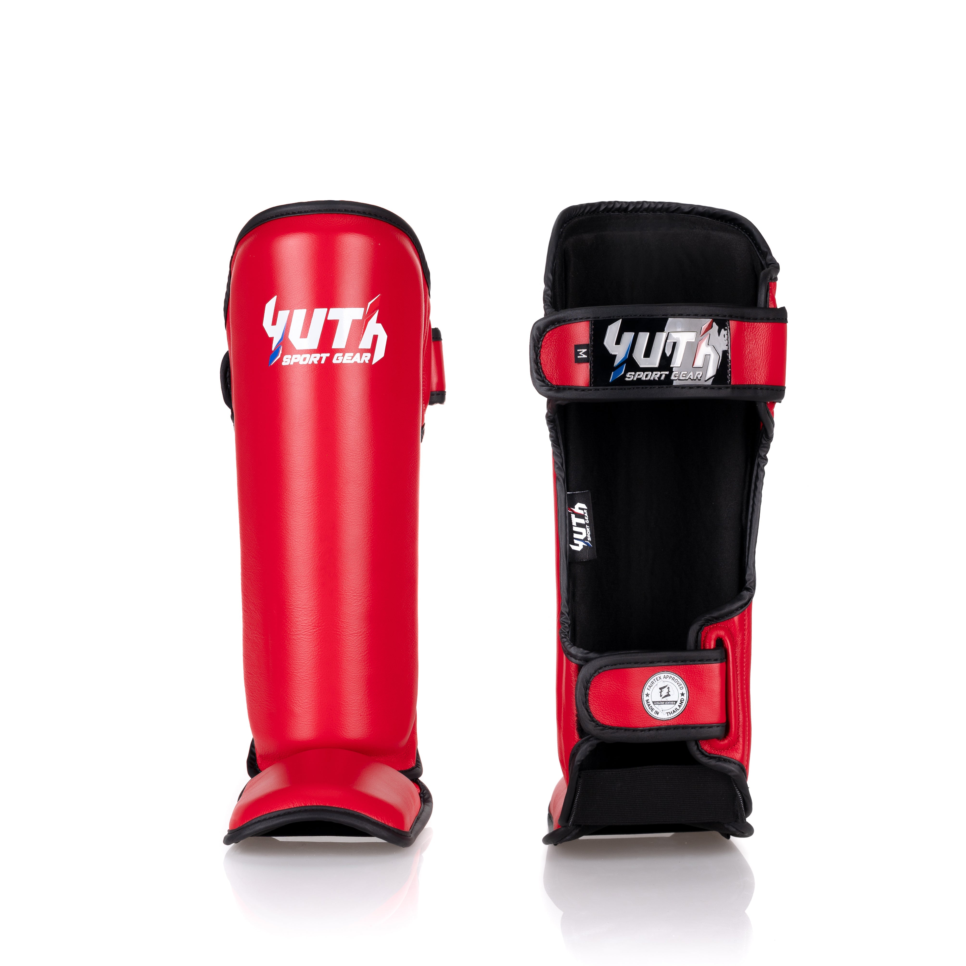 Red Yuth - Signature Line Shin Guard Front/Back