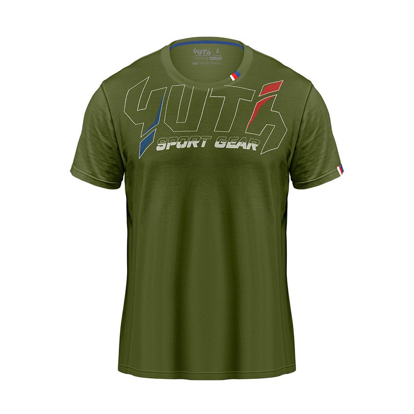 Army Green Yuth-Sport Gear T-Shirt Front