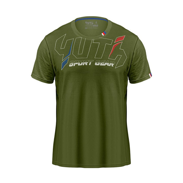 Army Green Yuth-Sport Gear T-Shirt Front