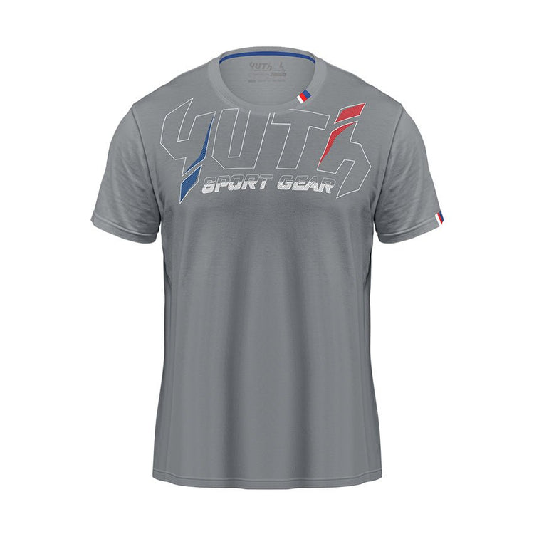 Grey  Yuth-Sport Gear T-Shirt Front