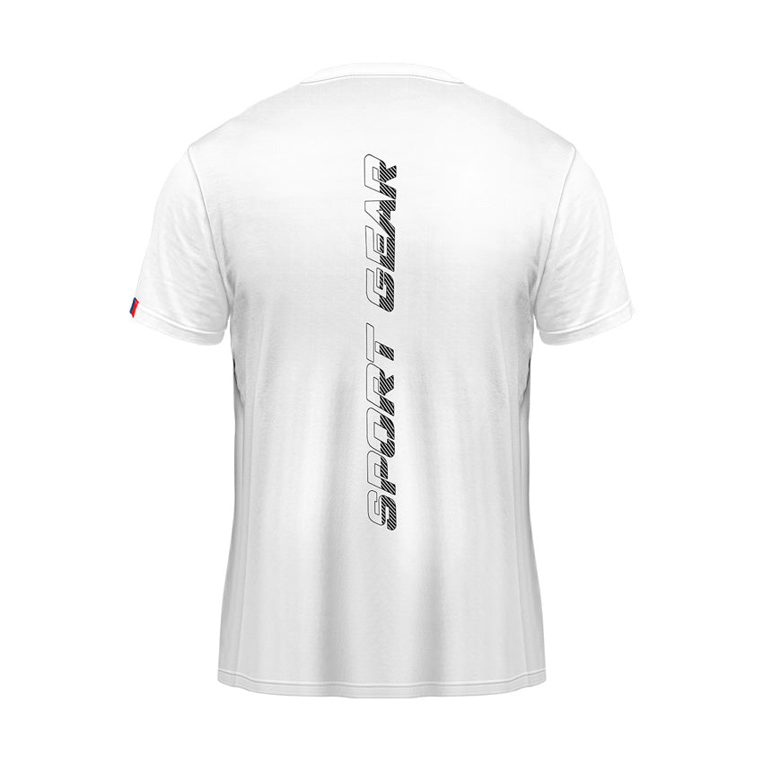 White Yuth-Sport Gear T-Shirt Back