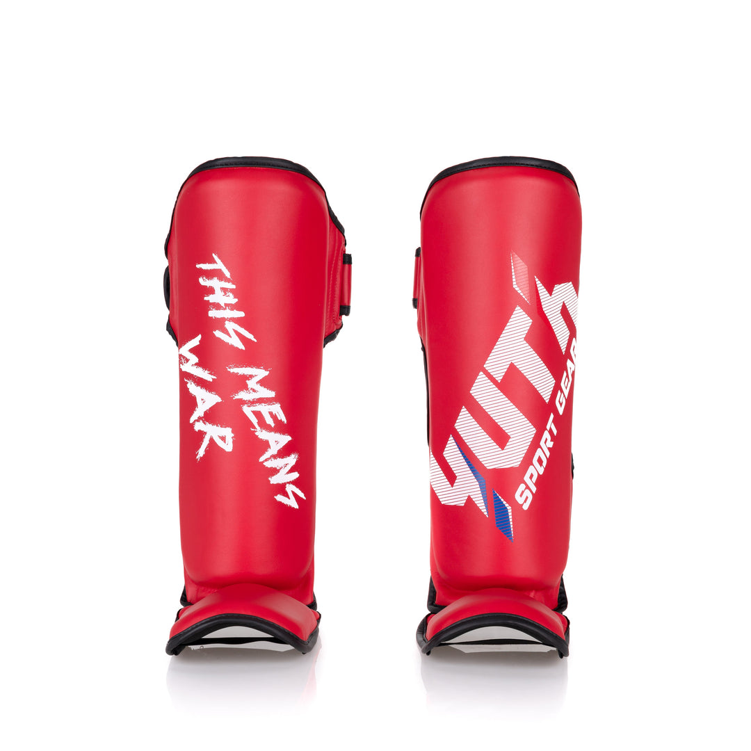 Red Yuth-Sport Line Shinguard Front