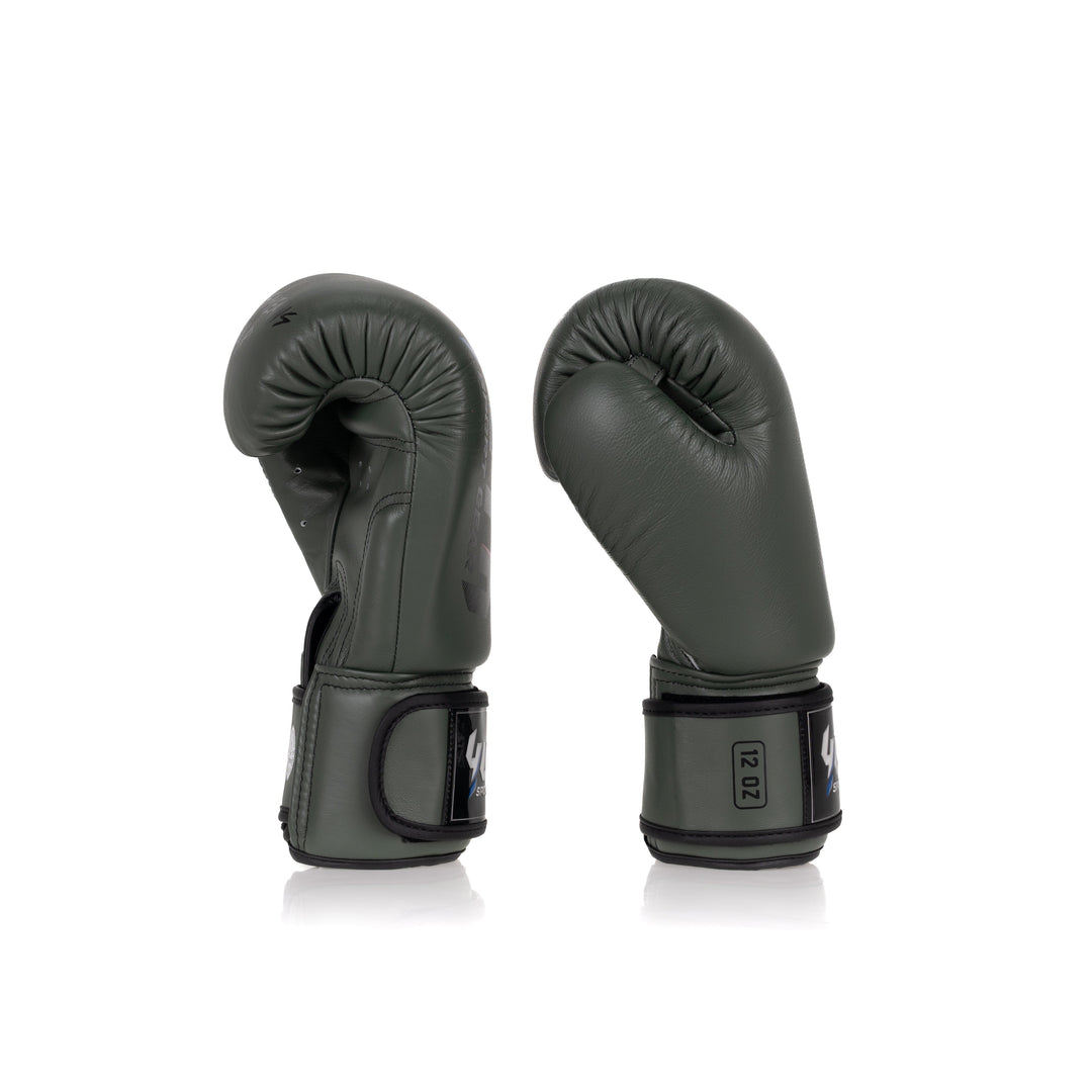 Army Green  Yuth - Sport Line Boxing Gloves 8oz Side