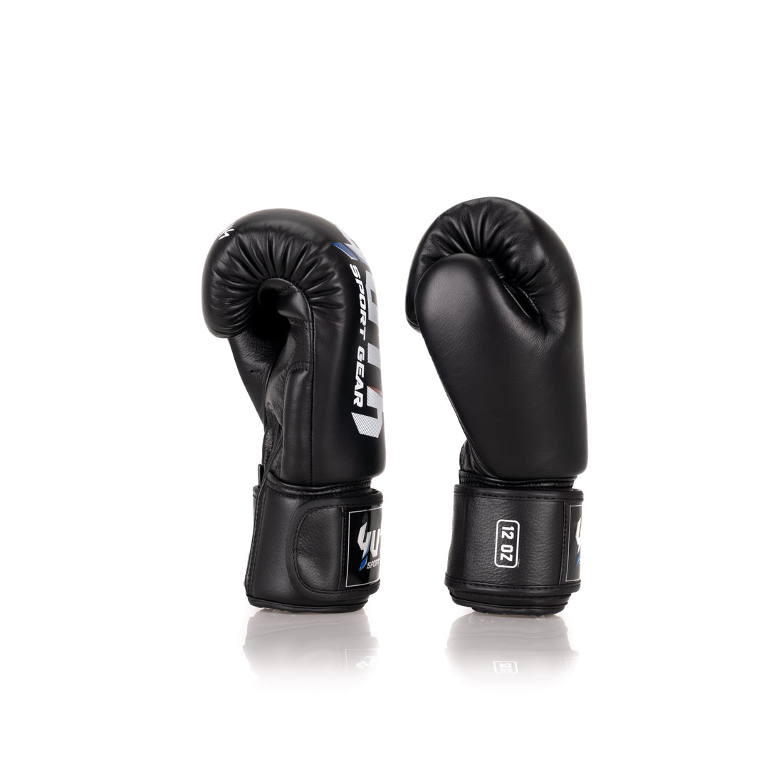 Classic Black  Yuth - Sport Line Boxing Gloves  8oz Side