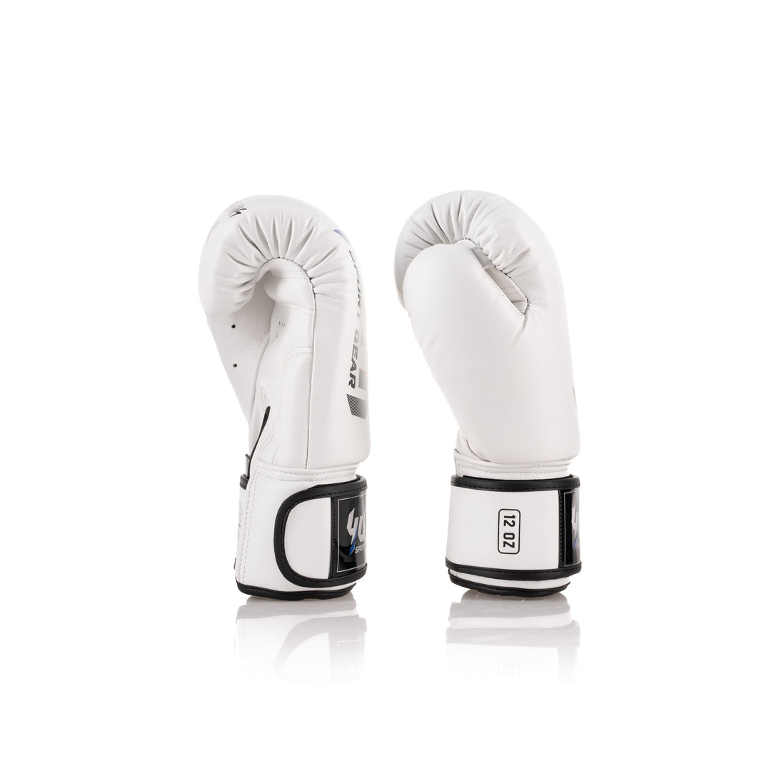 Classic White Yuth - Sport Line Boxing Gloves 8oz Side