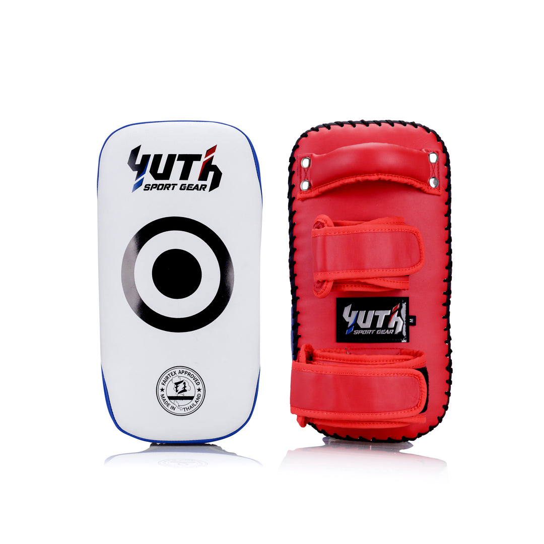 Red/White/Blue Yuth Thai Pads Front/Back