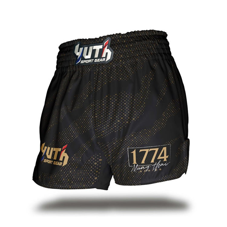 Yuth X 1774 Muay Thai Short Black - Fight.ShopMuay Thai ShortYuth X 1774XS