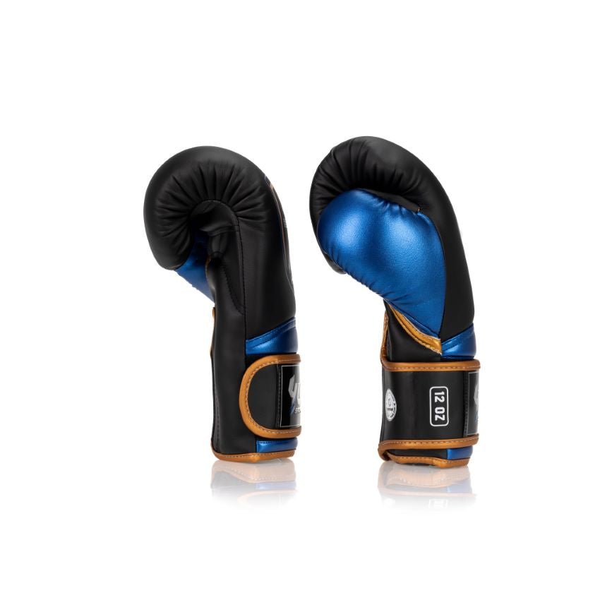 Yuth X Hemmers Gym Black/Blue Boxing Gloves - Fight.ShopBoxing GlovesYuth x Hemmers Gym8oz