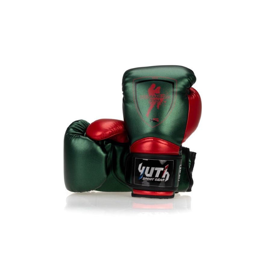 Yuth X Hemmers Gym Green/Red Boxing Gloves - Fight.ShopBoxing GlovesYuth x Hemmers Gym8oz