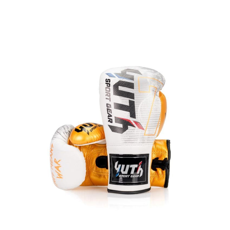 Yuth X Lion Fight Competition Boxing Gloves - Fight.ShopBoxing GlovesYuth X Lion FightWhite8oz