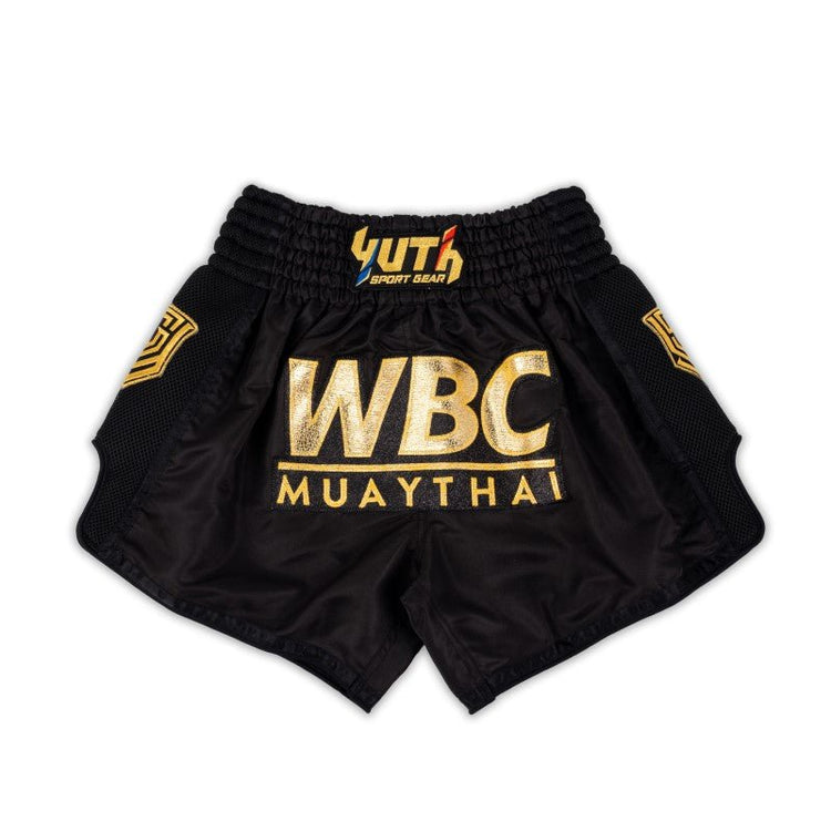  Green Yuth X WBC Muay Thai Shorts Front